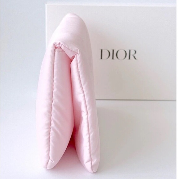 Dior Soft Pink Pouch with Silver Accent - Picture 3 of 4